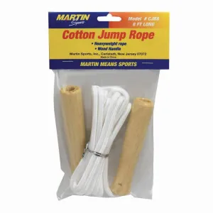 (12 Ea) Jump Rope Cotton 8 Wood