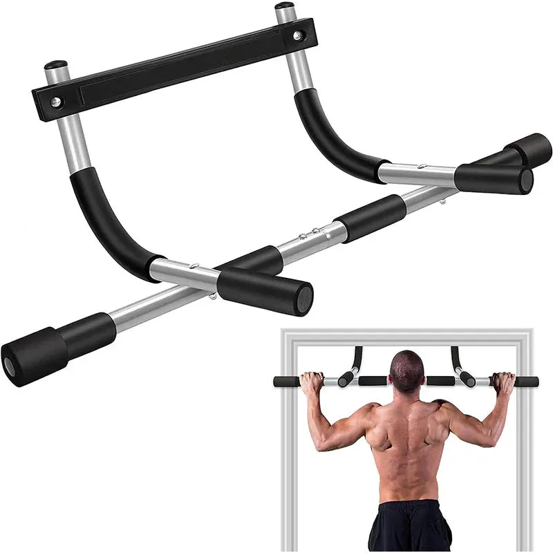 Adjustable Door Frame Chin-Up Bar for Home Fitness and Strength Training