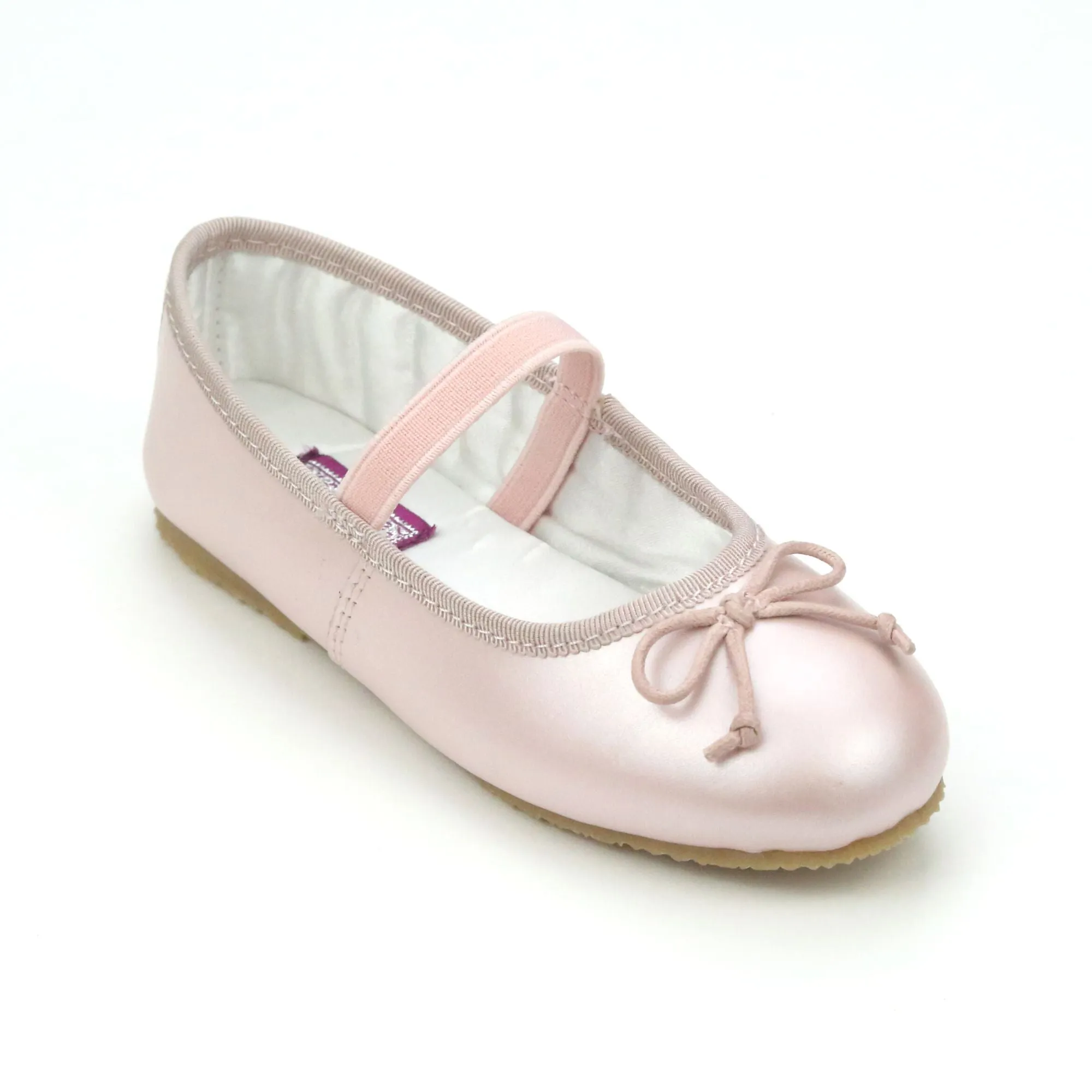 Alia Girls Classic Leather Ballet Flats