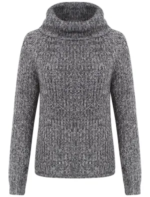 Amara Reya Agathe knitted jumper in dark grey