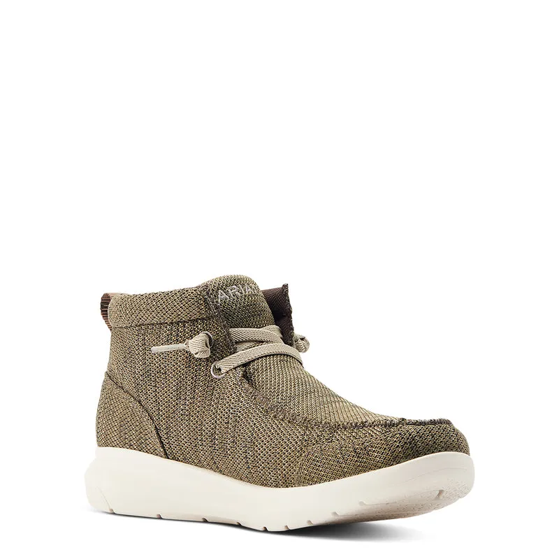 'Ariat' Men's 4" Hilo Rodeo Slip On Chukka - Heathered Olive