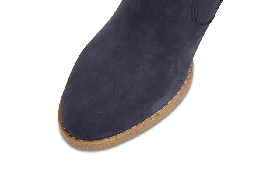 Banjo Boot in Navy Nubuck