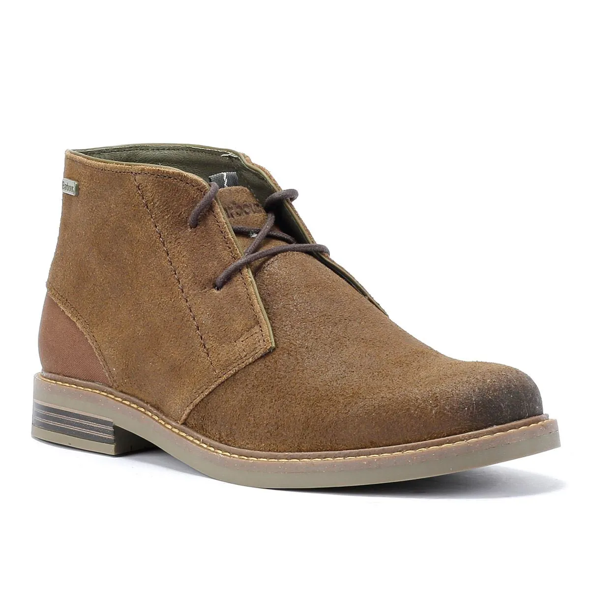 Barbour Readhead Leather Men's Khaki Boots