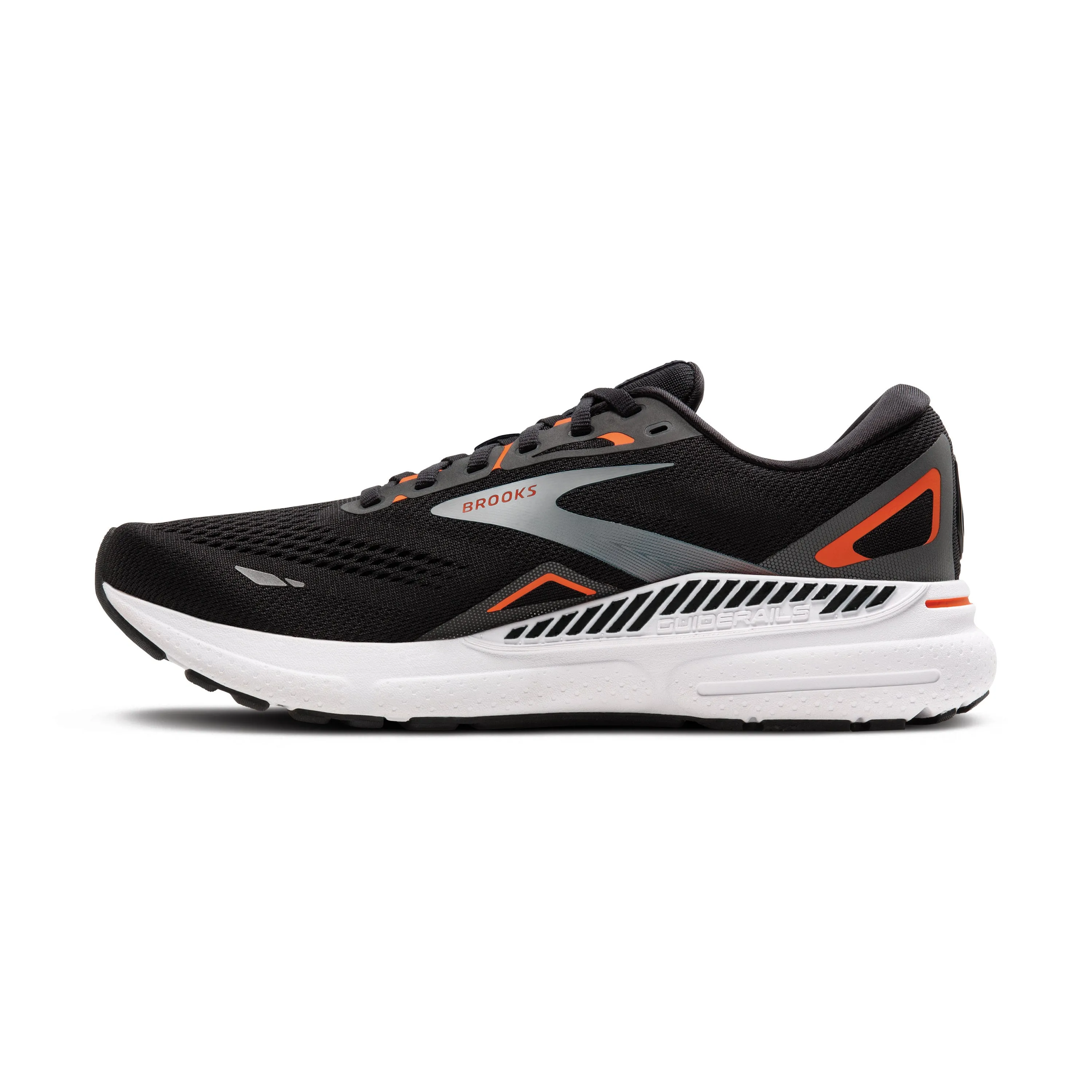 Brooks Adrenaline GTS 23 Men's - Black/Mandarin Red/Silver