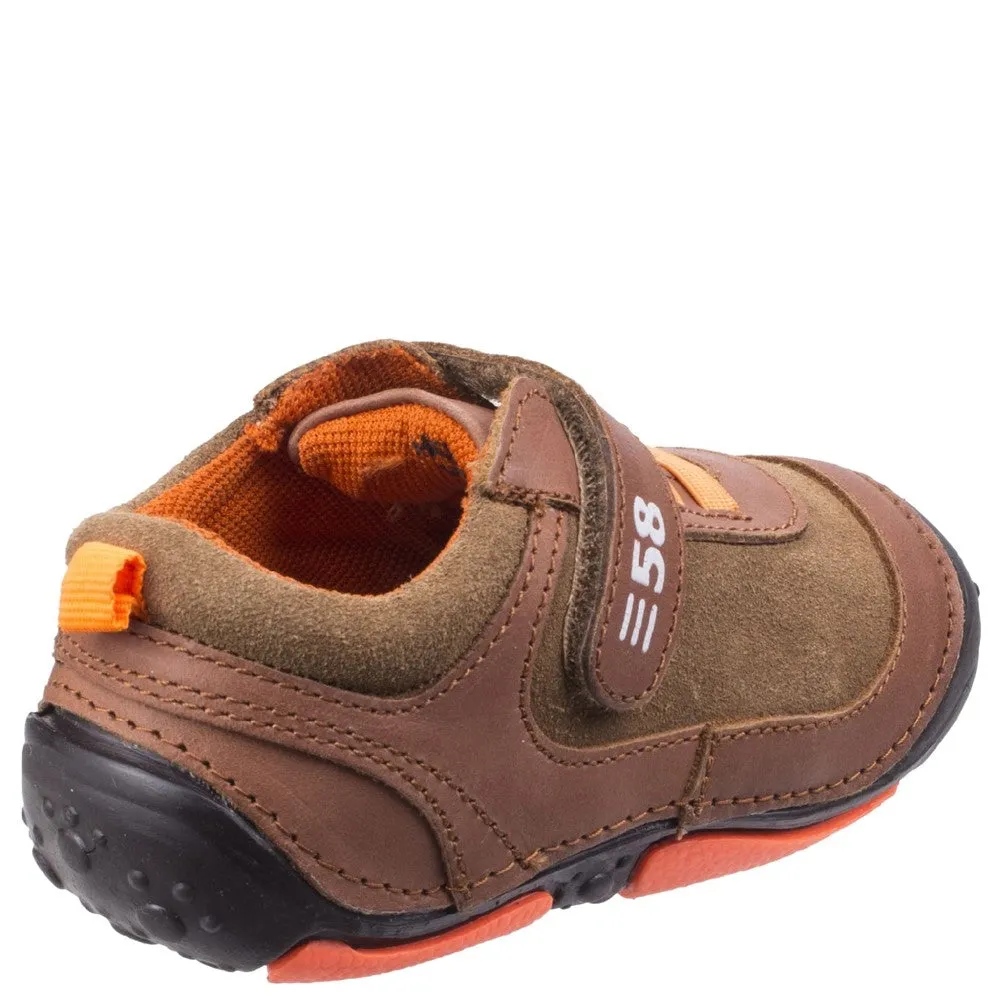 Brown Harry Touch Fastening Infant Trainers