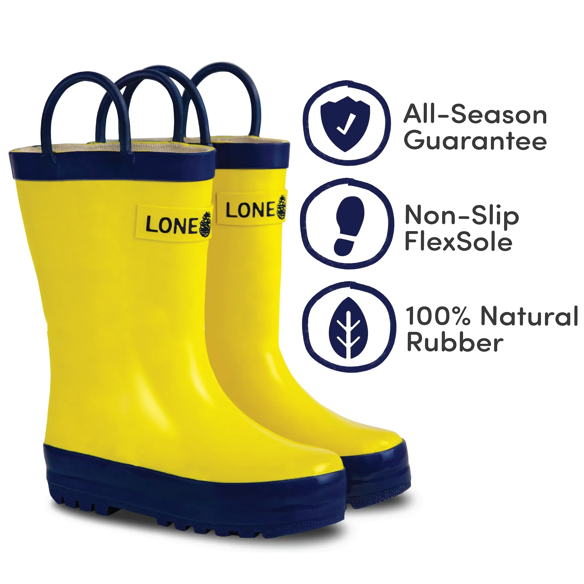 Yellow Classic Rain Boots