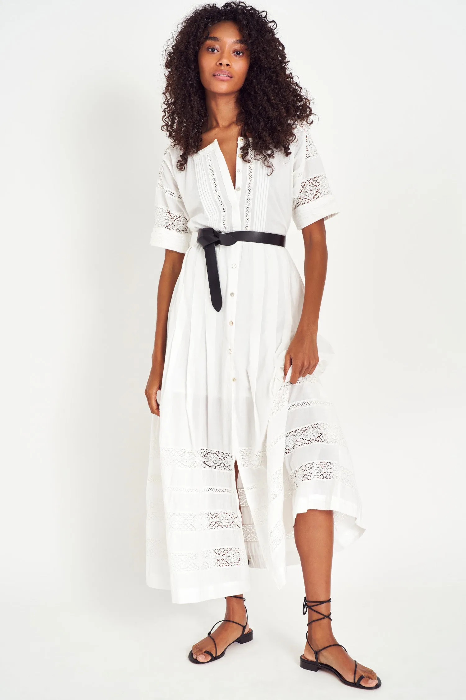 Edie Cotton Midi Dress