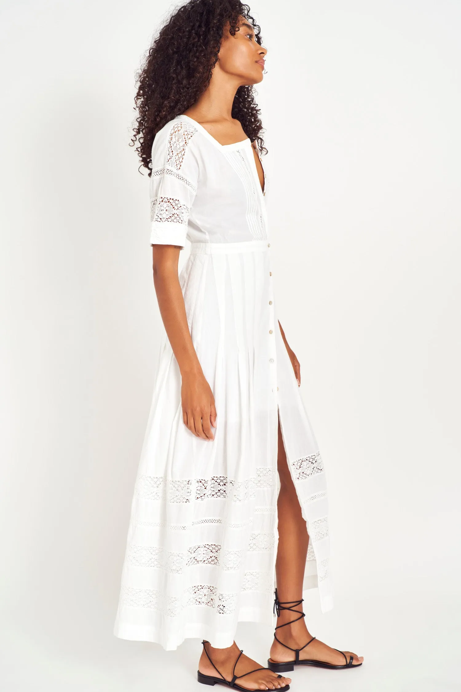 Edie Cotton Midi Dress