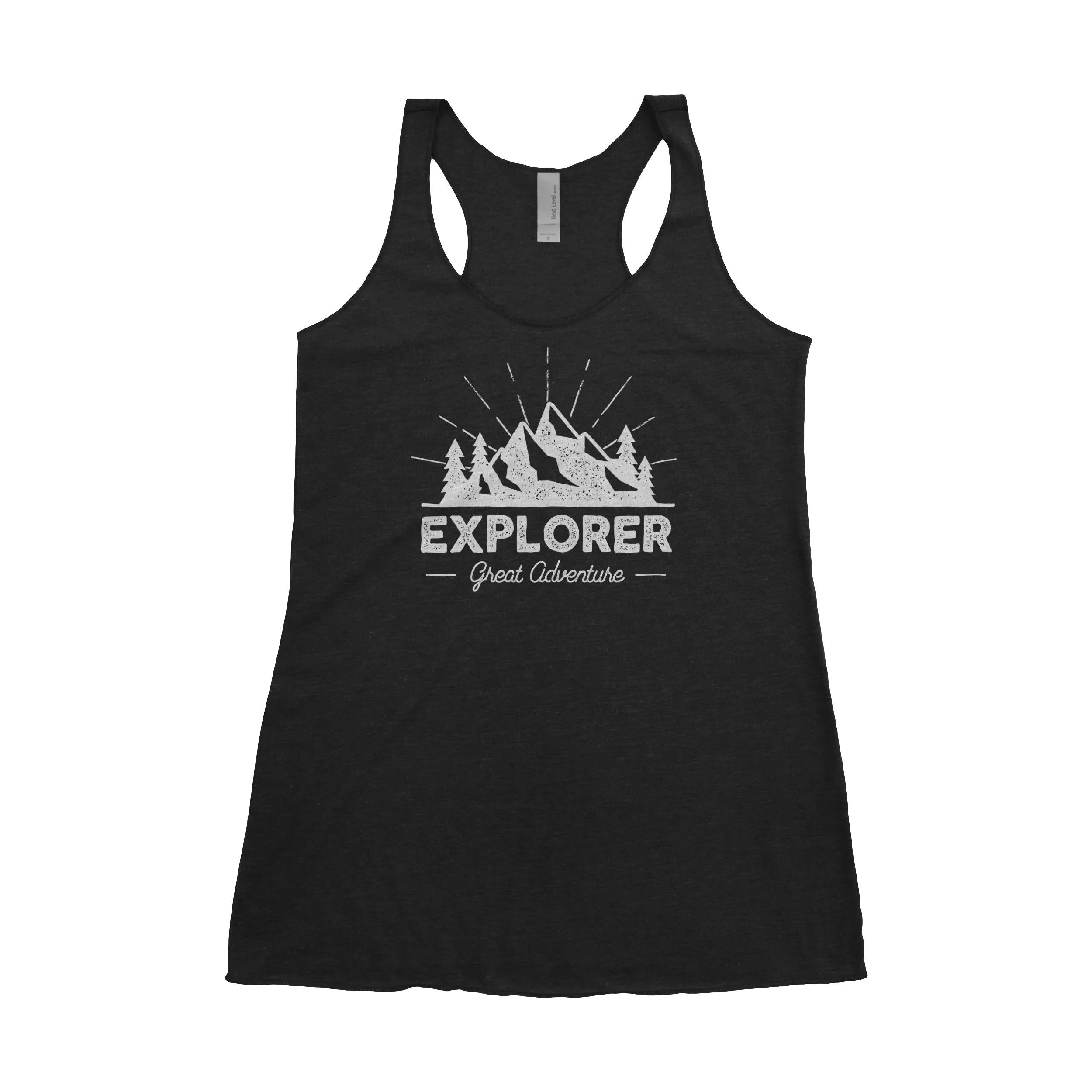 Explorer National Park Adventure Next Level Ladies Tri-Blend Tank