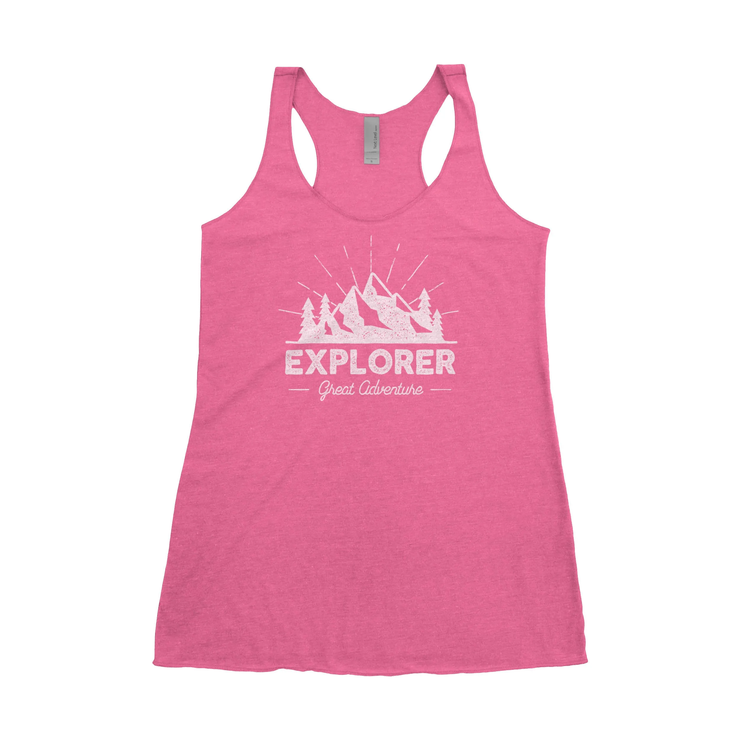 Explorer National Park Adventure Next Level Ladies Tri-Blend Tank