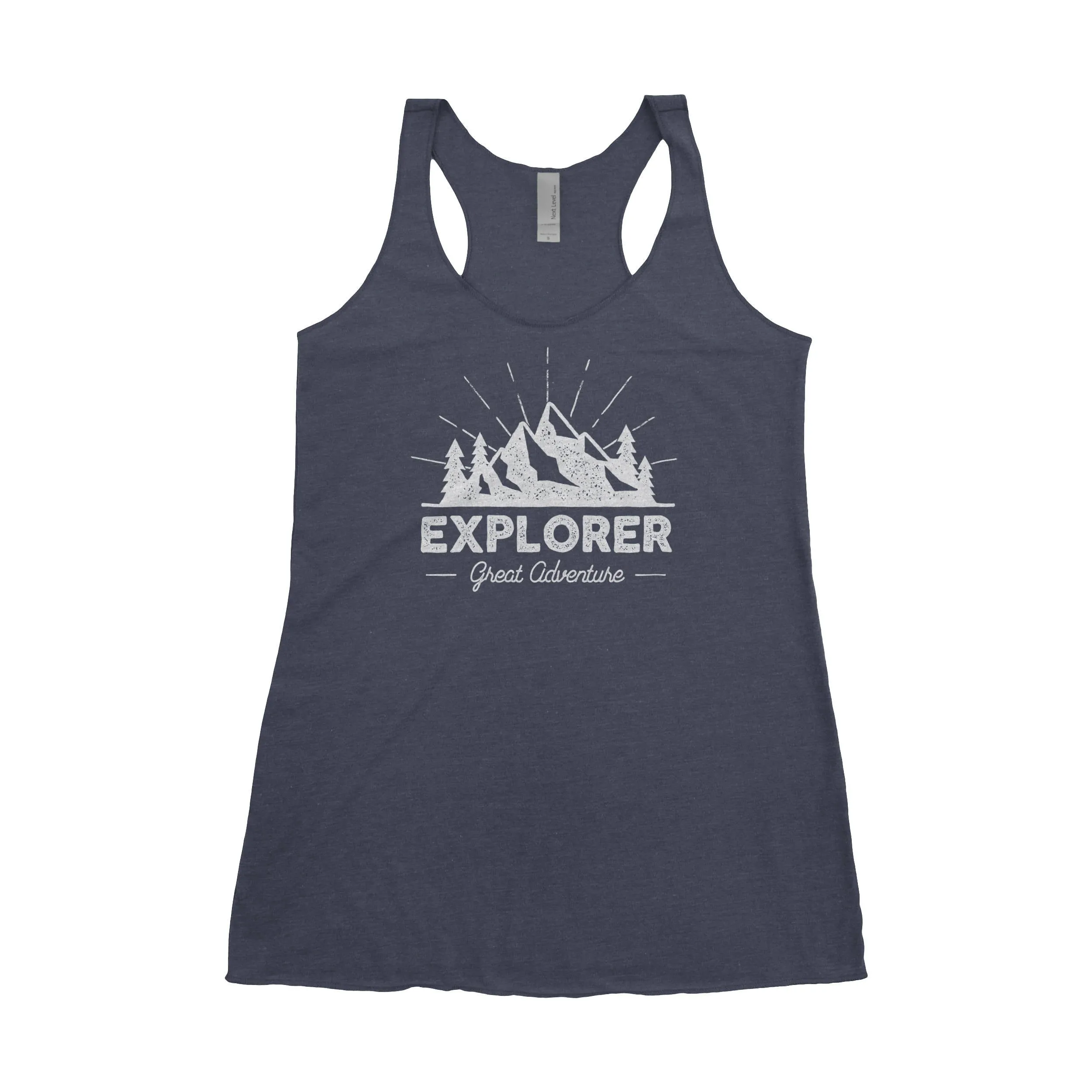 Explorer National Park Adventure Next Level Ladies Tri-Blend Tank