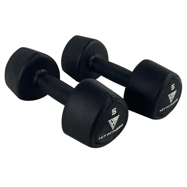 Hit Fitness Rubber Studio Dumbbell | 5kg