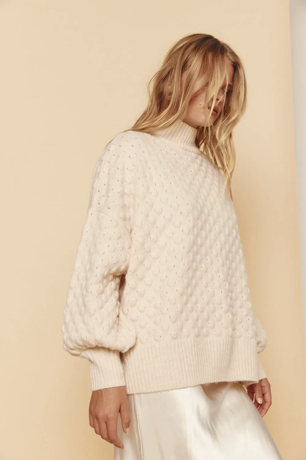 Ivory Knit Jumper Natural