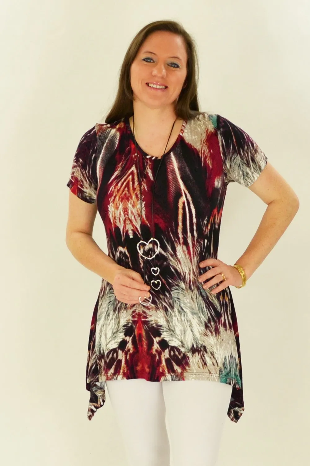 Jacinta Jersey Tunic Top