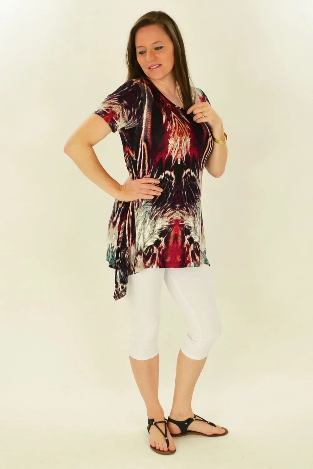 Jacinta Jersey Tunic Top