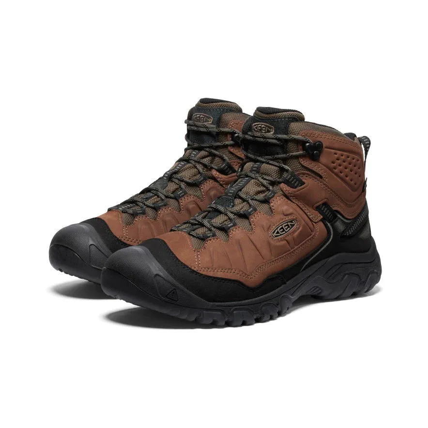 Keen Targhee 4 Mid Waterproof Bison Brindle Men's