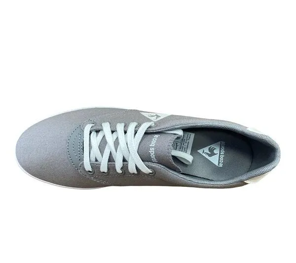 Le Coq Sportif women's canvas sneakers shoe Lamarina 1611344 titanium