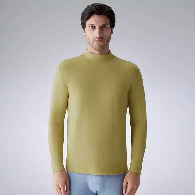 Men's Hyaluronic Acids Moisturizing High Neck Warmer Tops