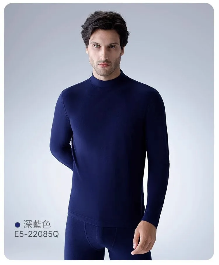 Men's Hyaluronic Acids Moisturizing High Neck Warmer Tops