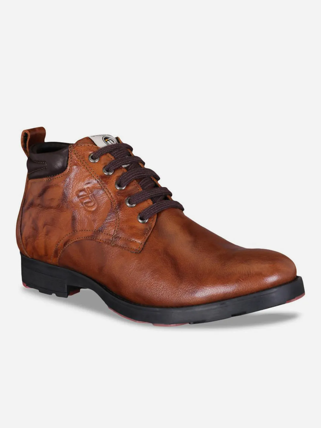 Men's Tan Crumble Leather Boot (ID1026)