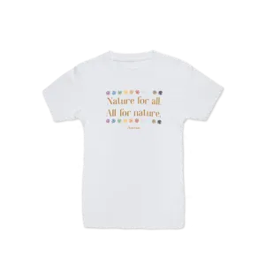 Nature for All Kids Tee - White