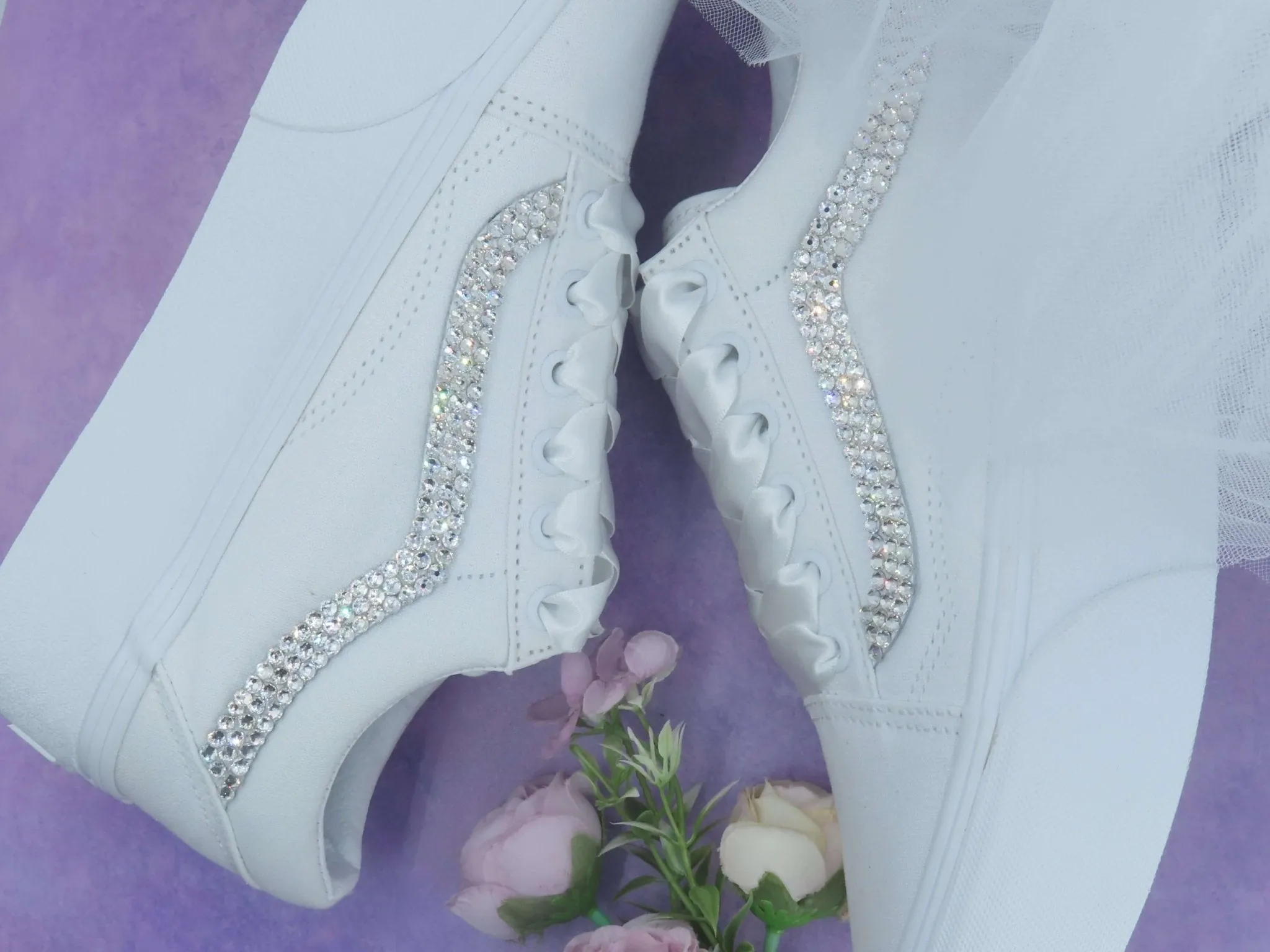 Platform Vans Wedding Trainers For Brides.