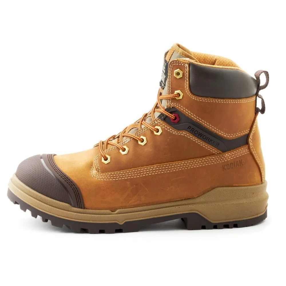 ProWorker MASTER Men's 6" Composite Toe Work Boot with bumper toe KD0A4TDGFWE - tan