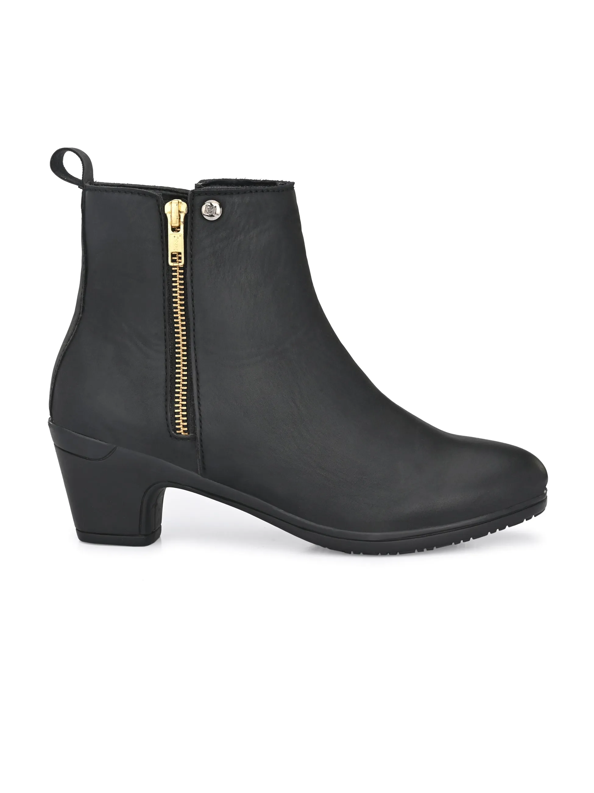 Refined Vanilla Zip-Up Boot For Women