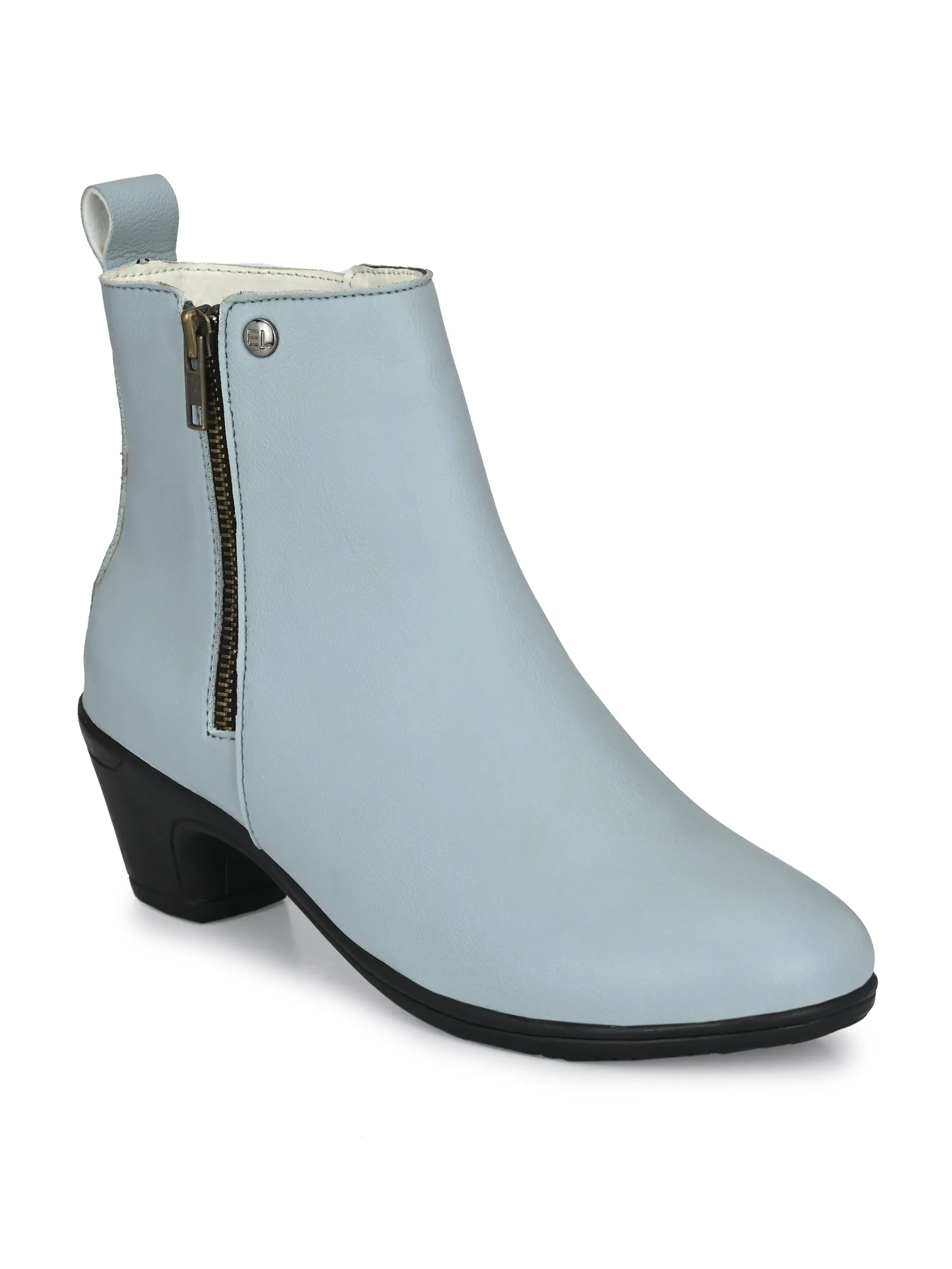 Refined Vanilla Zip-Up Boot For Women