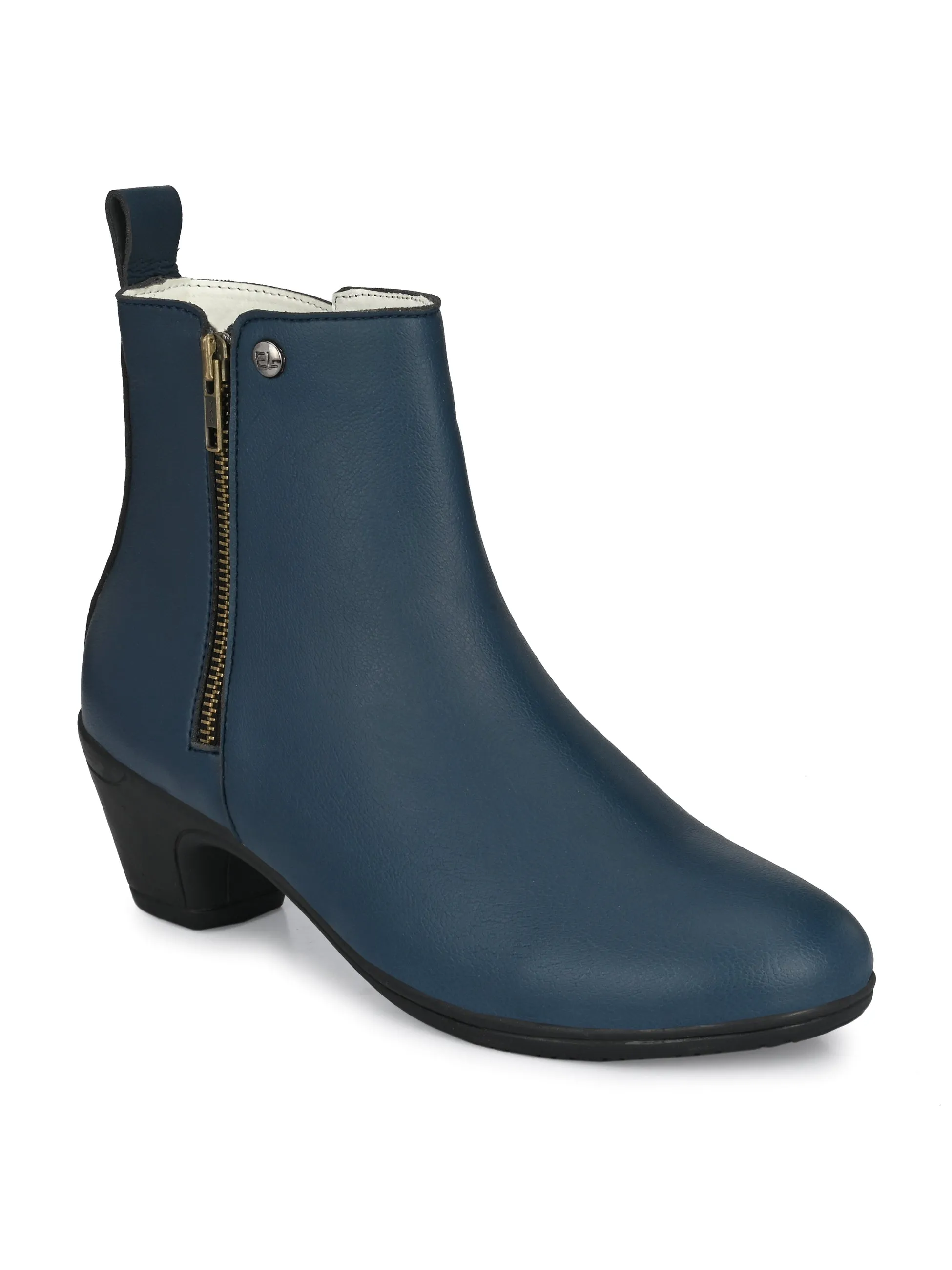 Refined Vanilla Zip-Up Boot For Women