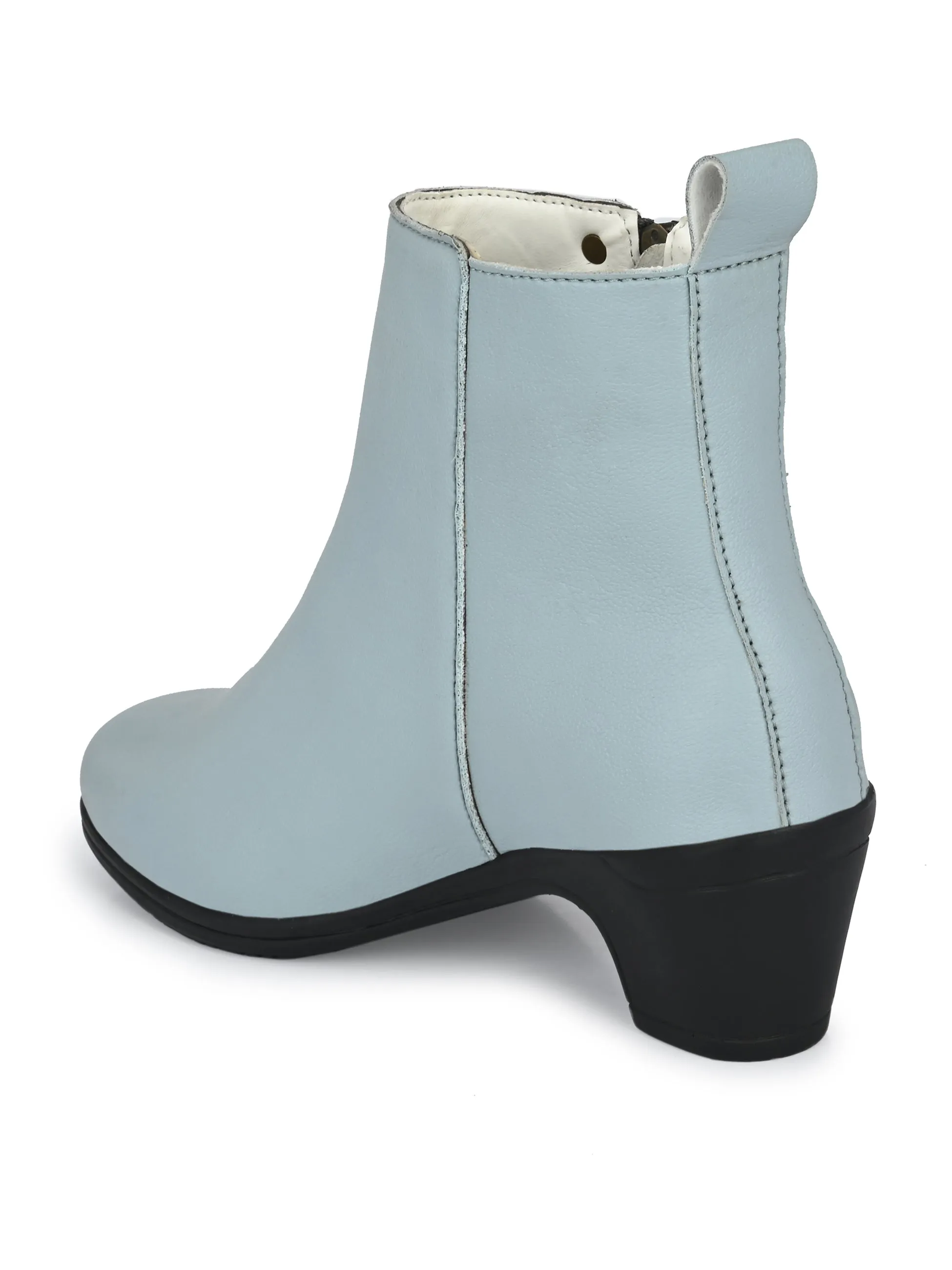 Refined Vanilla Zip-Up Boot For Women