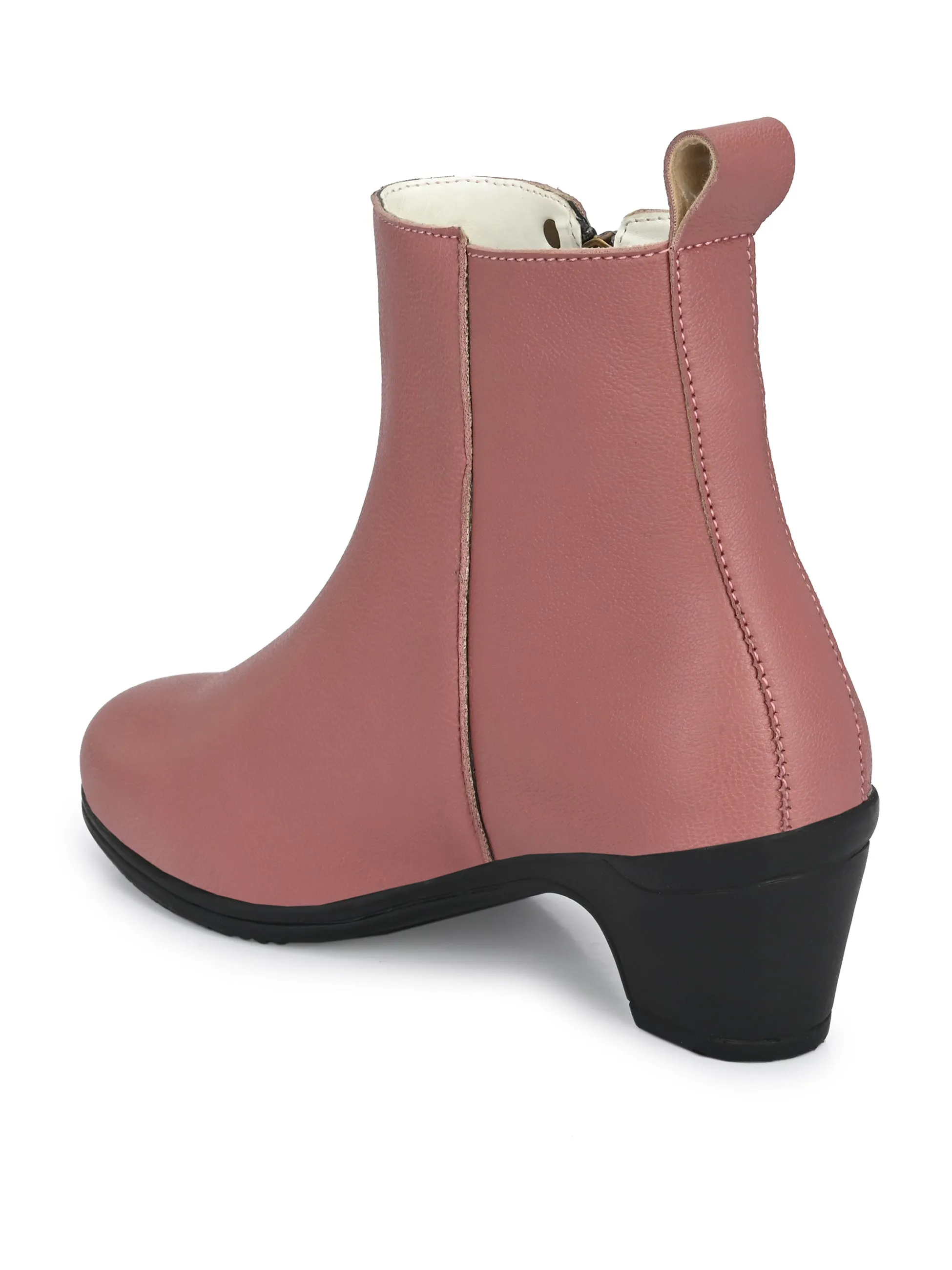 Refined Vanilla Zip-Up Boot For Women