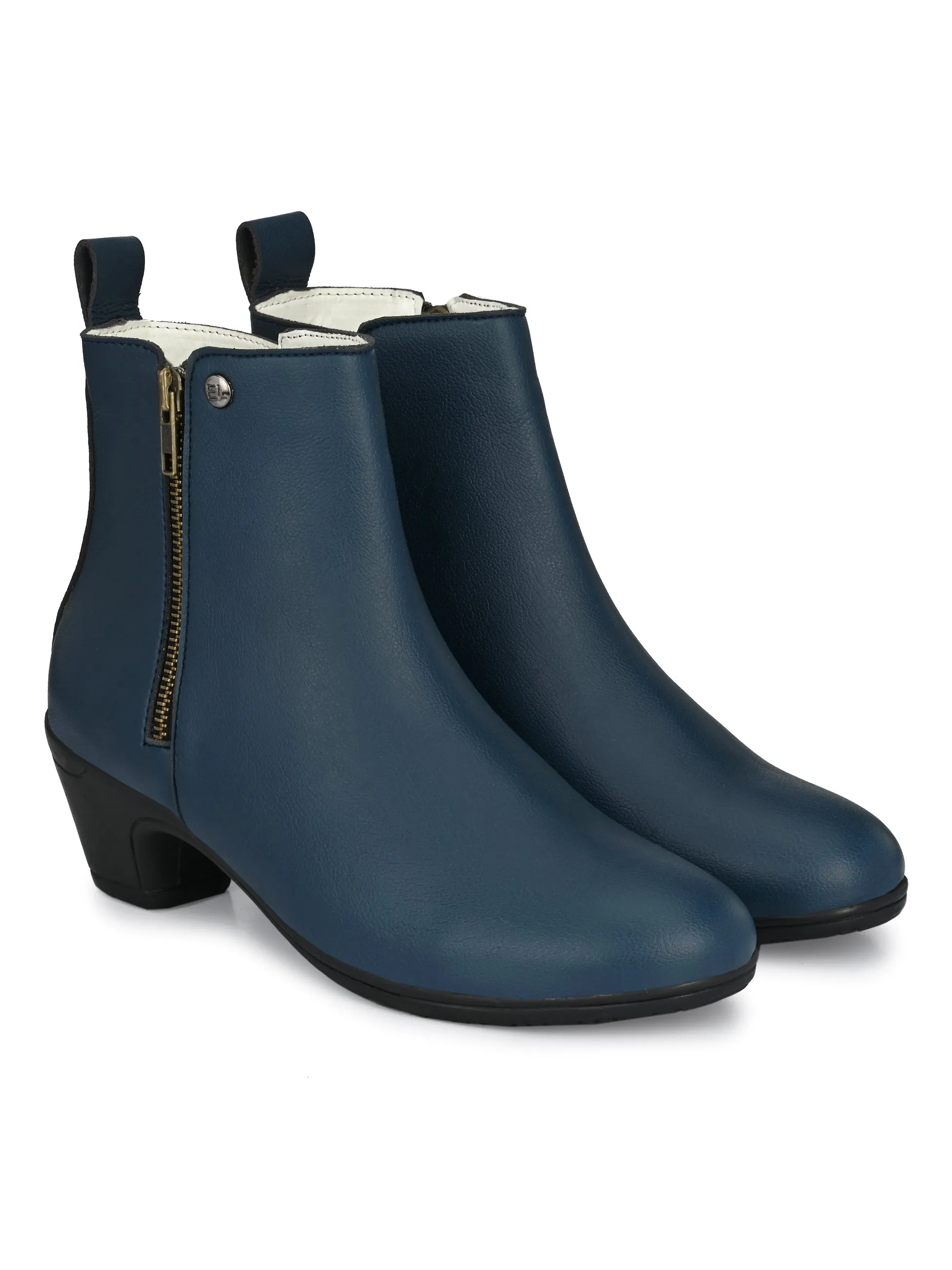 Refined Vanilla Zip-Up Boot For Women