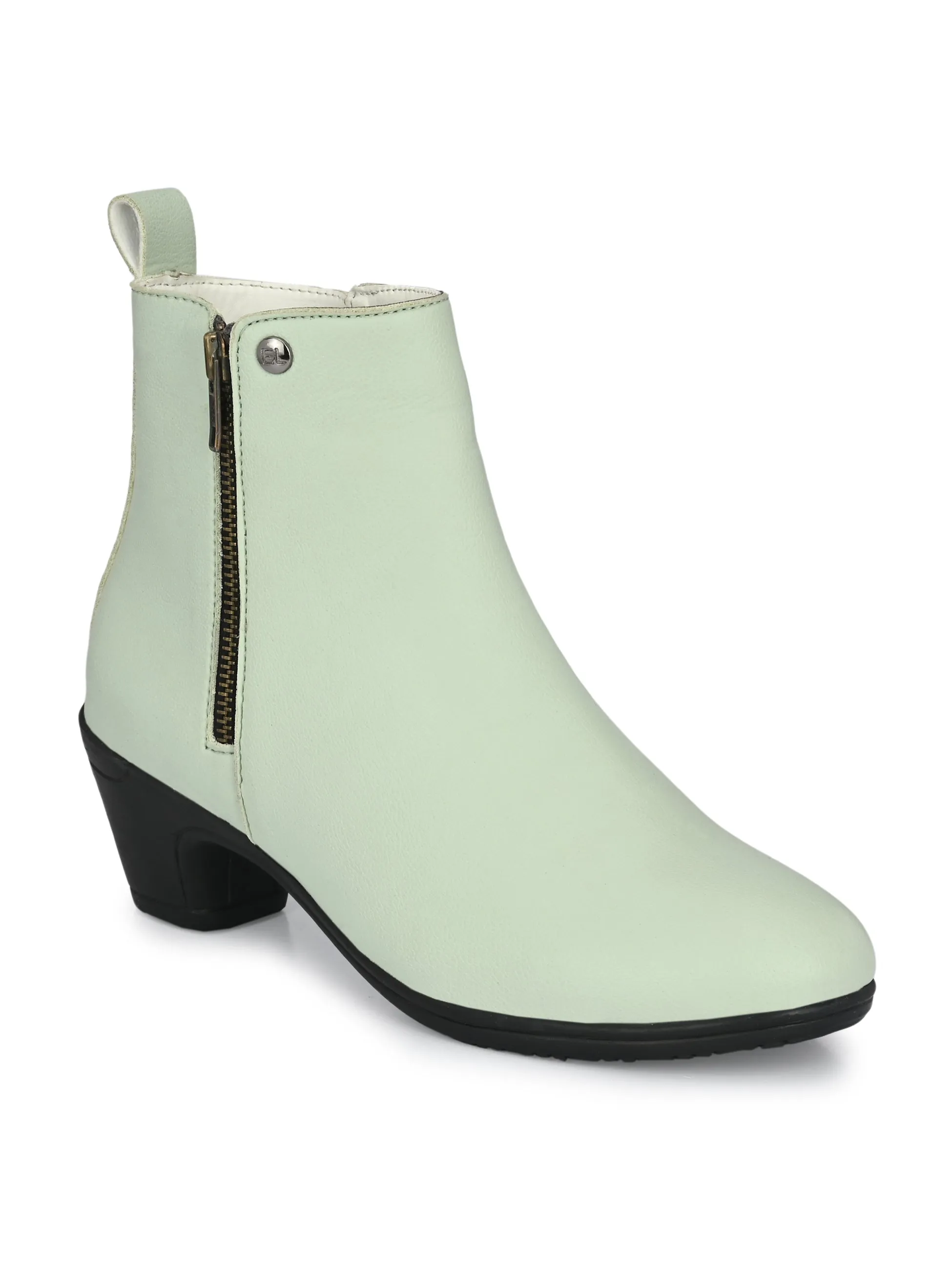 Refined Vanilla Zip-Up Boot For Women