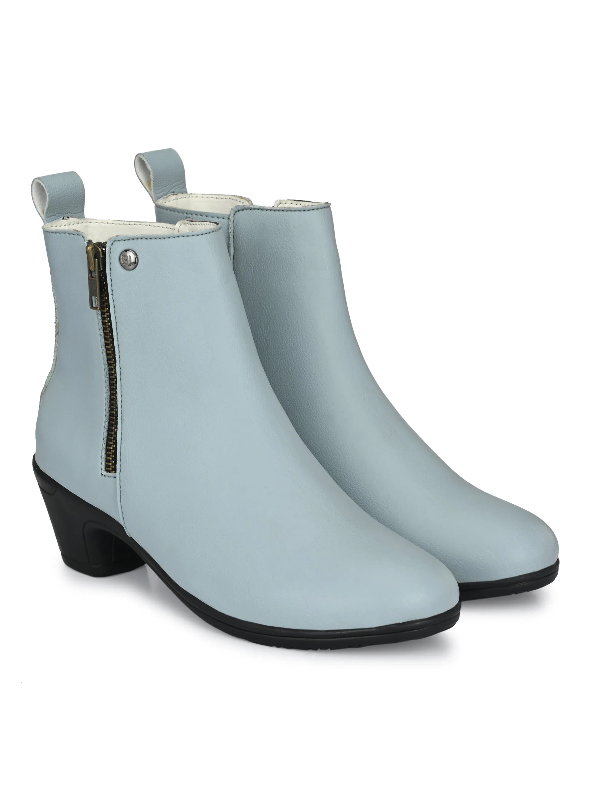 Refined Vanilla Zip-Up Boot For Women