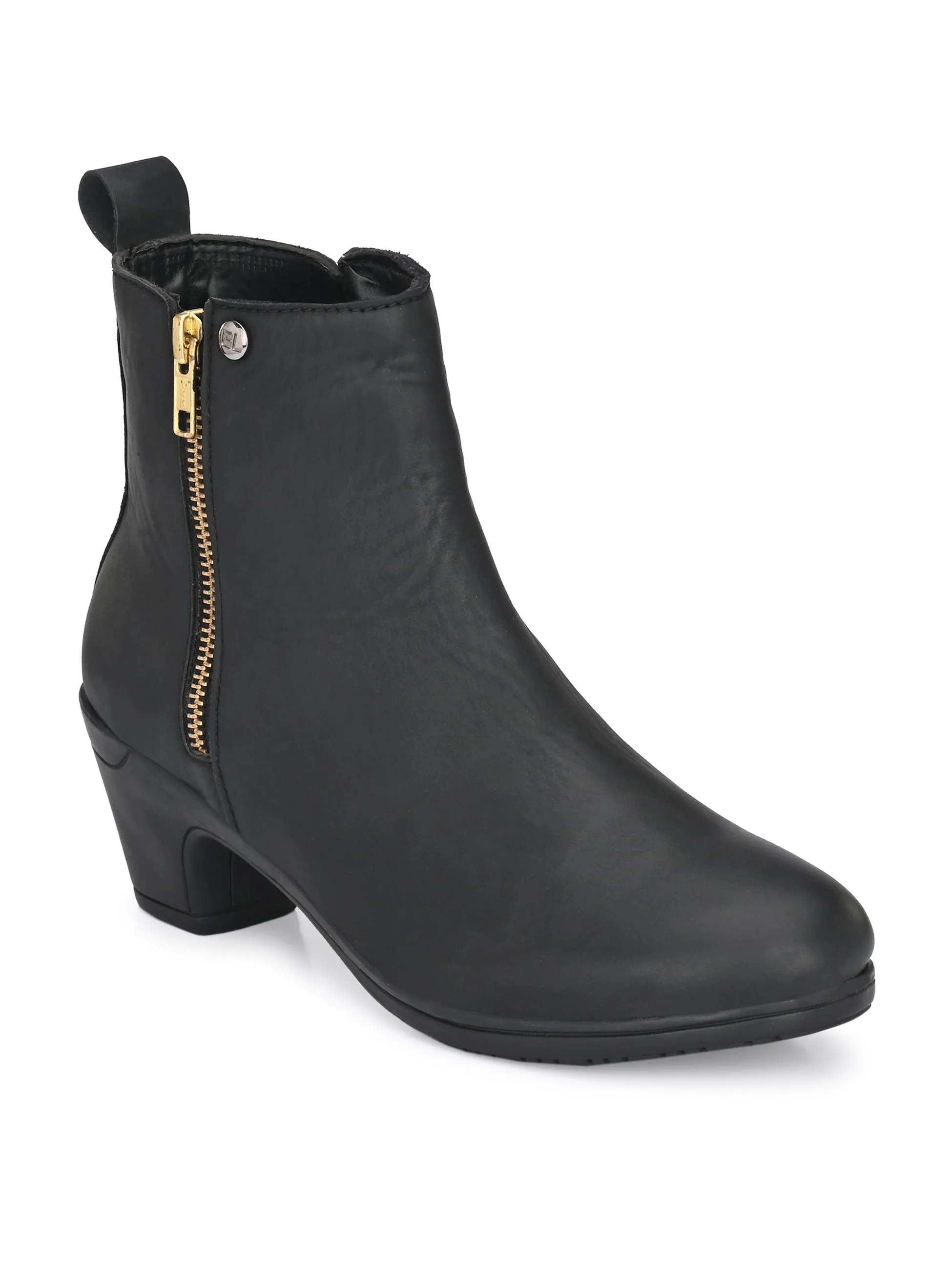 Refined Vanilla Zip-Up Boot For Women