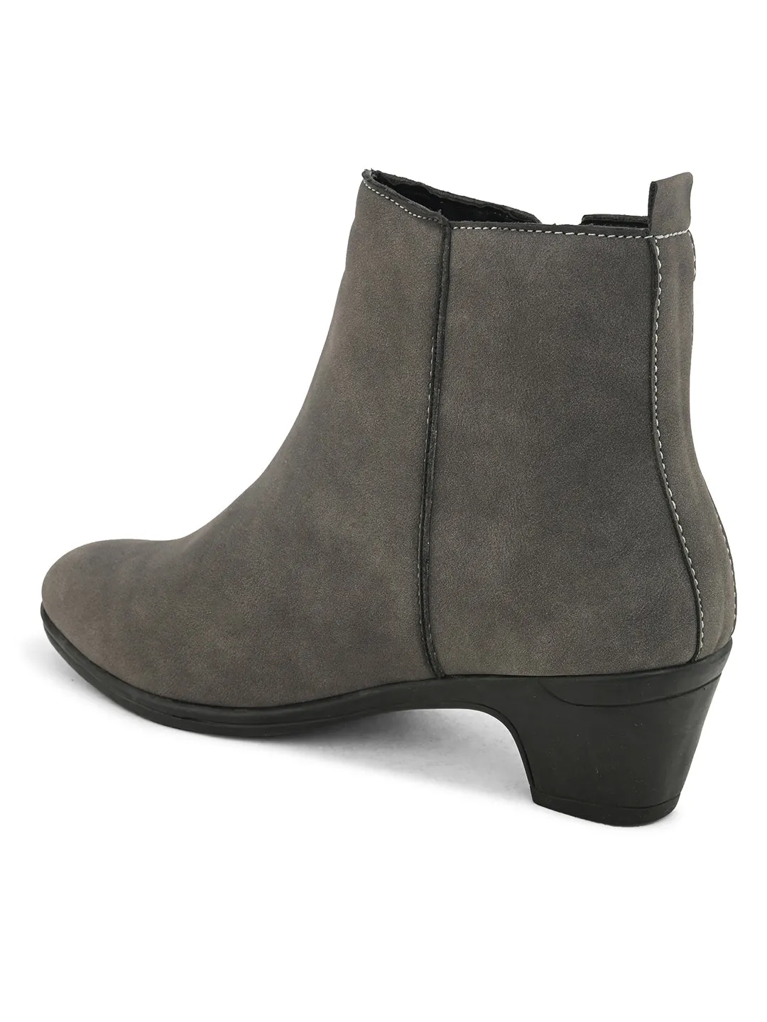 Refined Vanilla Zip-Up Boot For Women