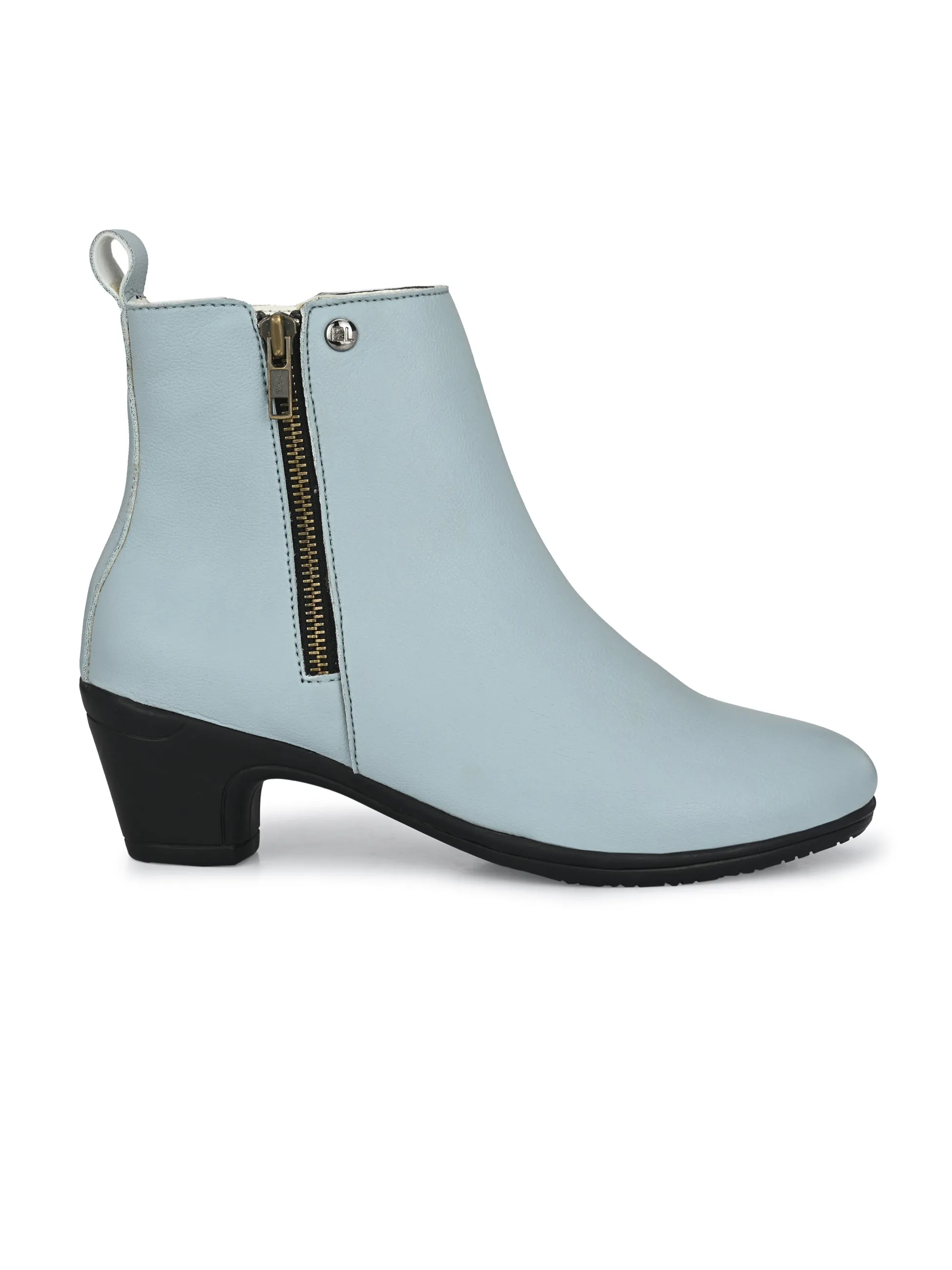 Refined Vanilla Zip-Up Boot For Women