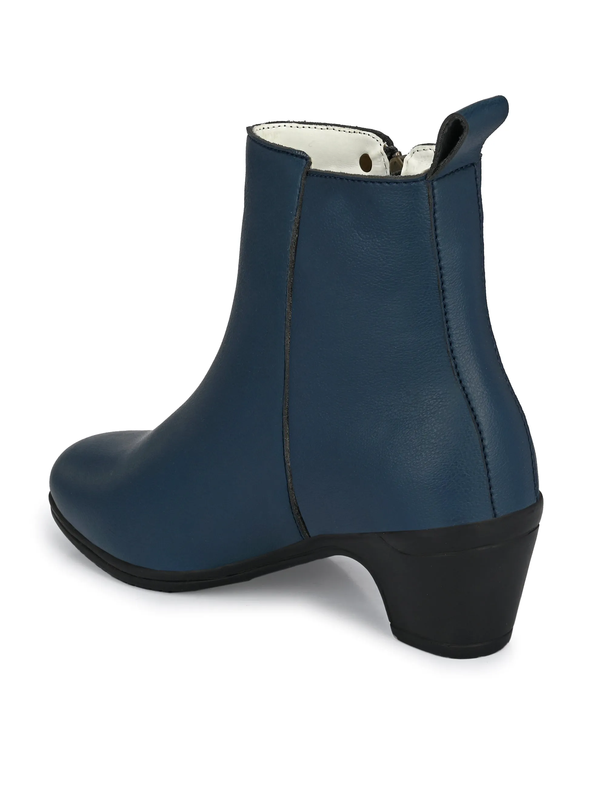 Refined Vanilla Zip-Up Boot For Women