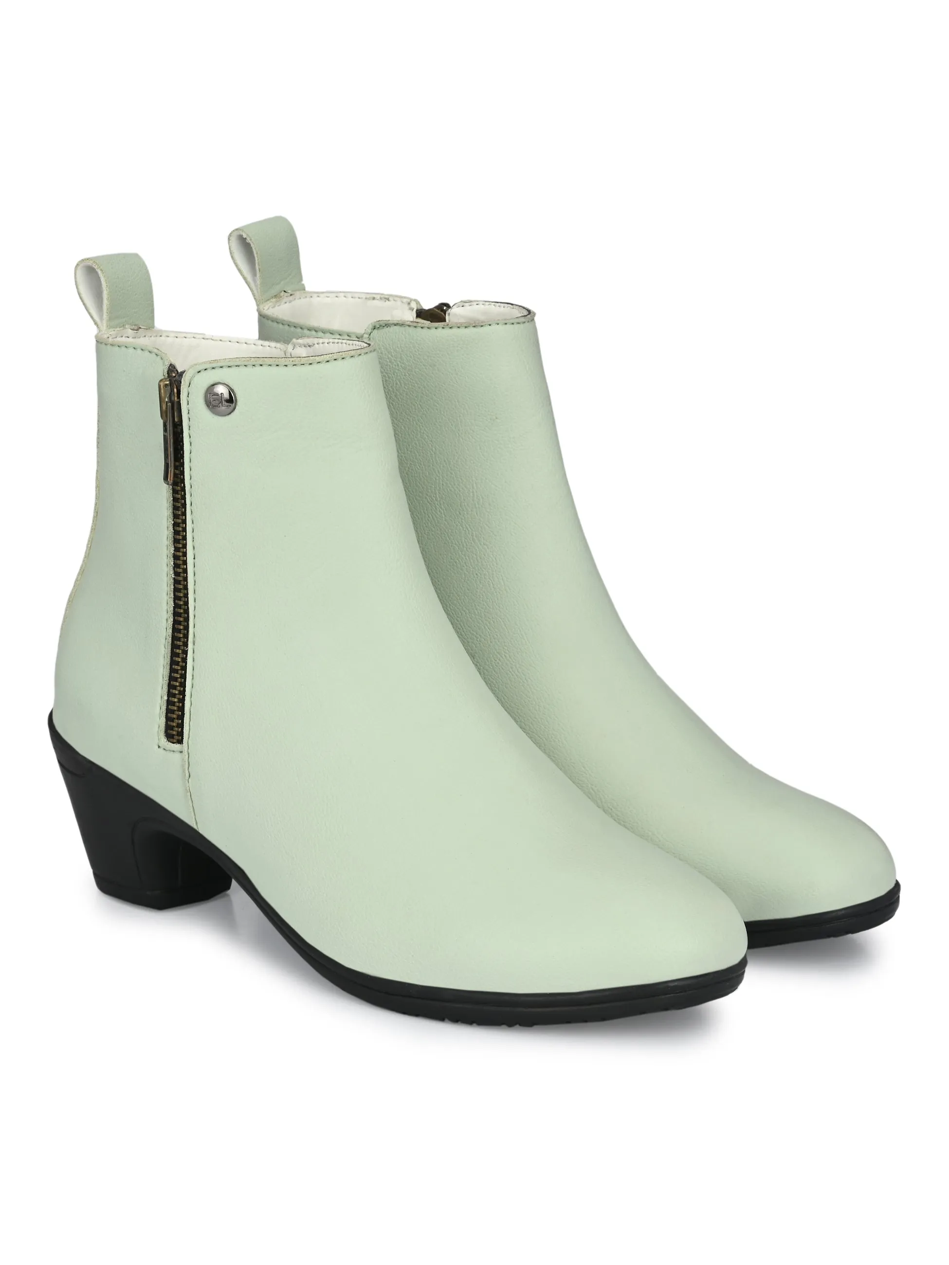 Refined Vanilla Zip-Up Boot For Women