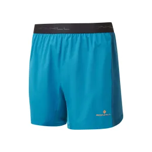 Ronhill | Men's Tech 5" Short - Petrol/Fluo Orange