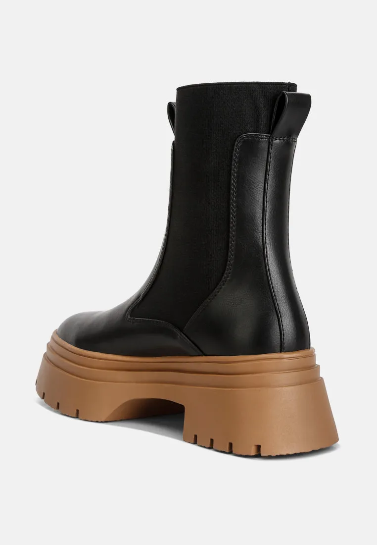 Ronin High Top Chunky Chelsea Boots