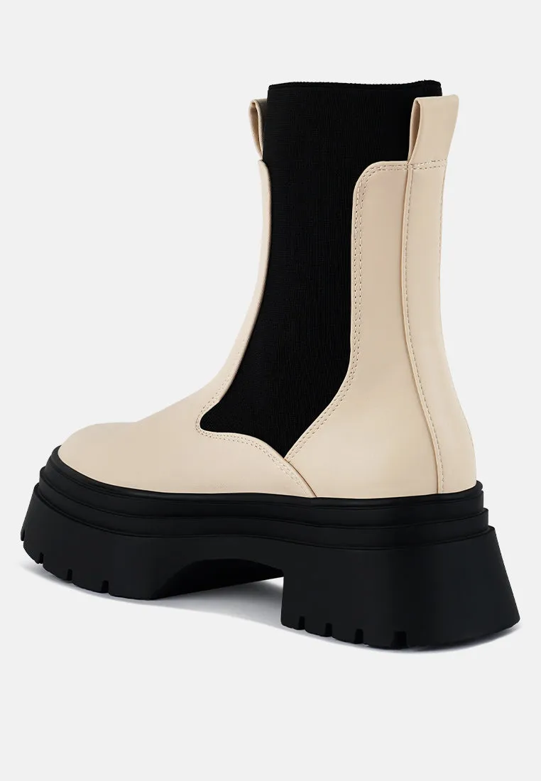 Ronin High Top Chunky Chelsea Boots