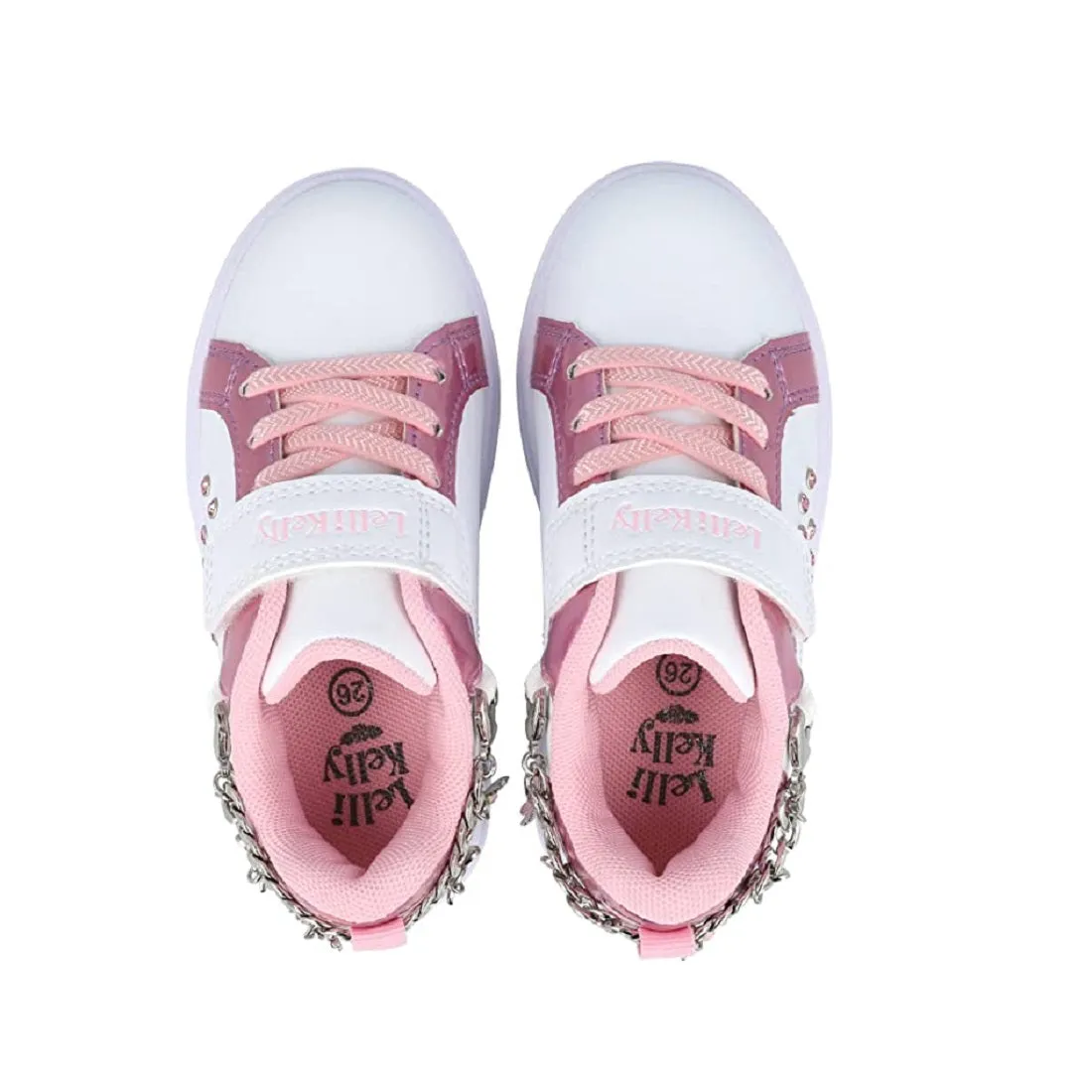 Scarpe casual da Bambina LELLI KELLY Art. LKAA3410 GIOIELLO sneakers BIANCO ROSA