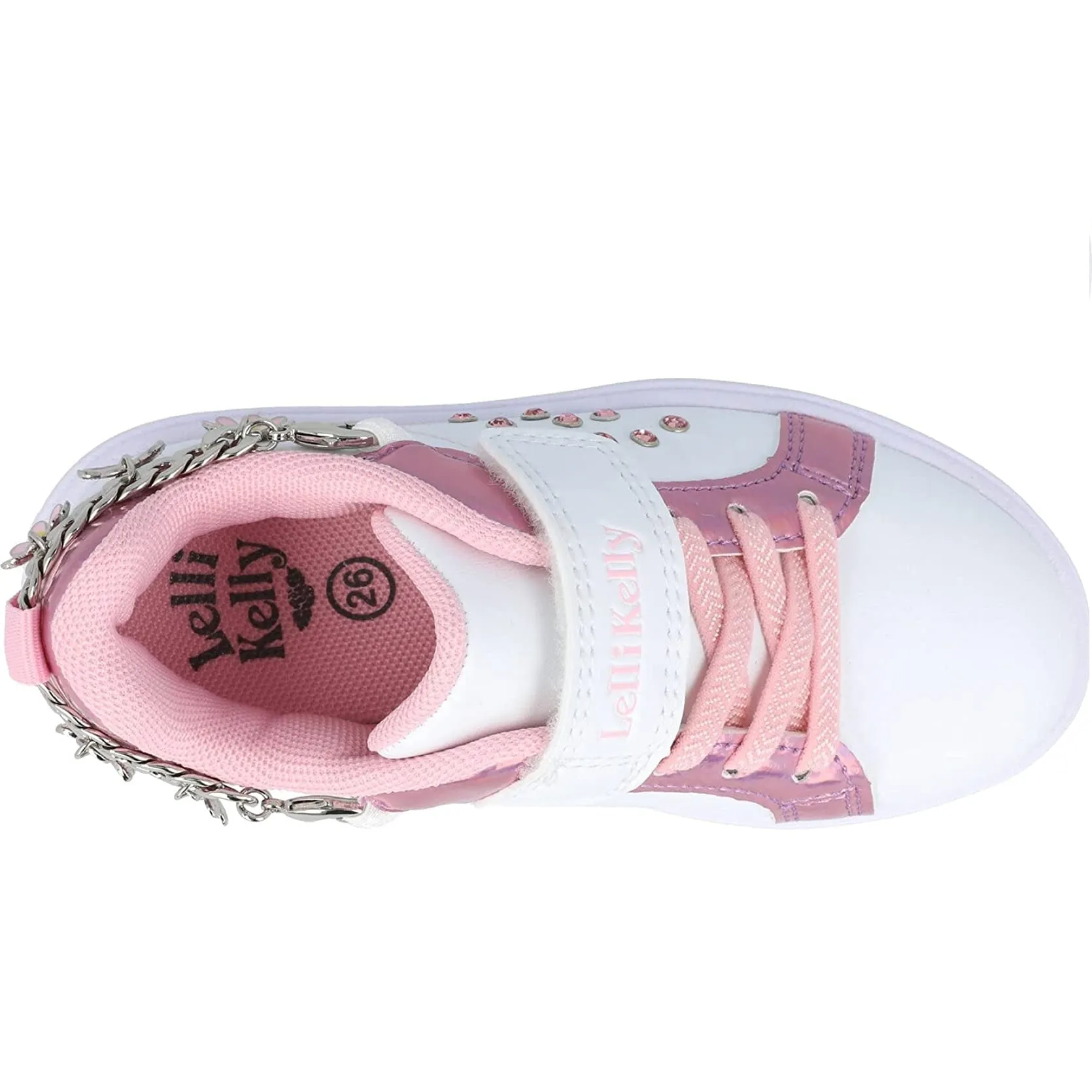 Scarpe casual da Bambina LELLI KELLY Art. LKAA3410 GIOIELLO sneakers BIANCO ROSA