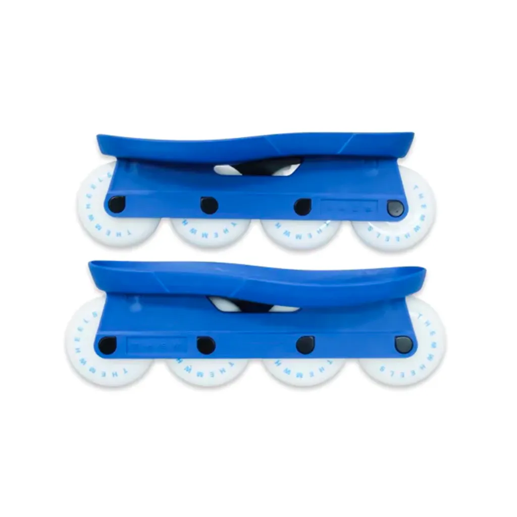 Them Skates 80mm Replacement Soul Plates   Wheel Kit - Blue