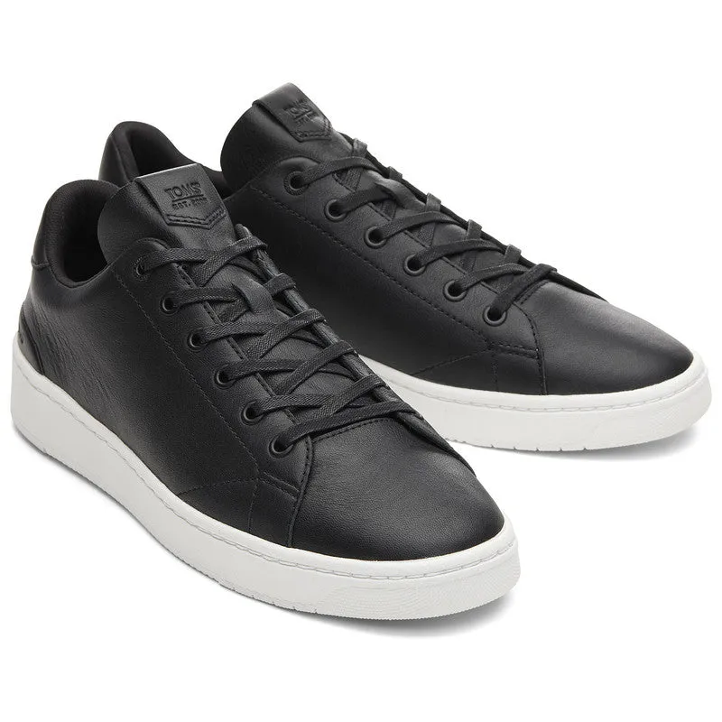 Trvl Lite Black Leather Sneakers