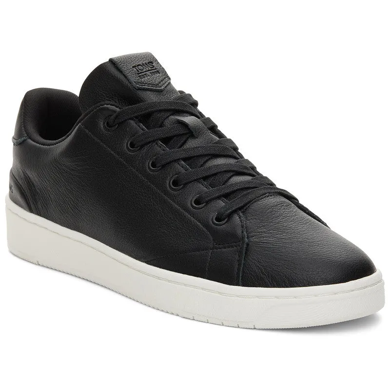 Trvl Lite Black Leather Sneakers