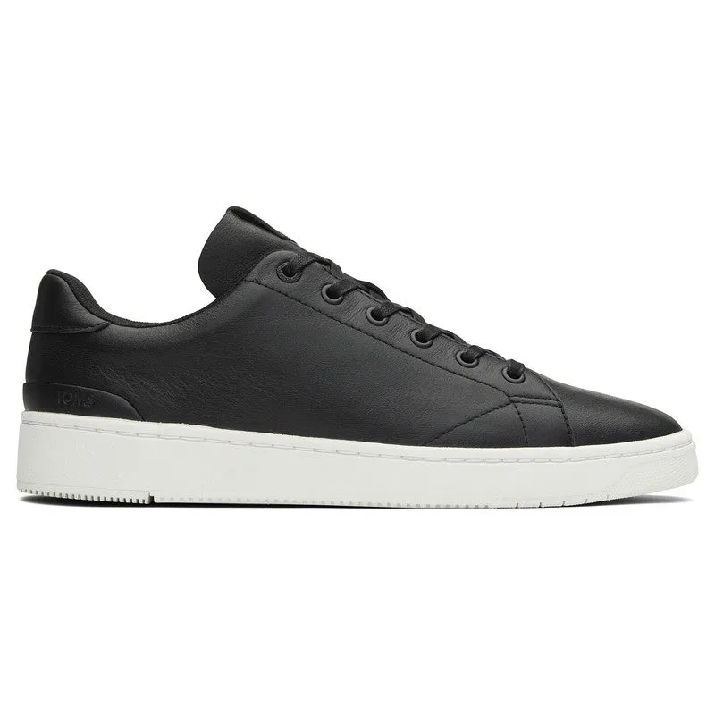 Trvl Lite Black Leather Sneakers