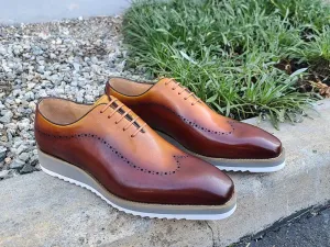 Two Tone Oxford With Lightweight Sole